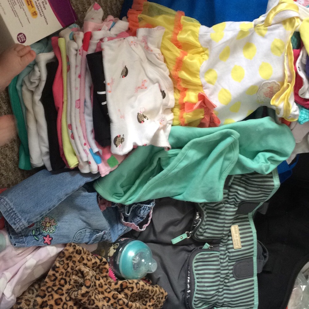 Tons of baby clothes